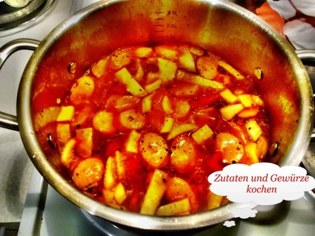 Eintopf: Bunter Würstcheneintopf - Rezept - Bild Nr. 5