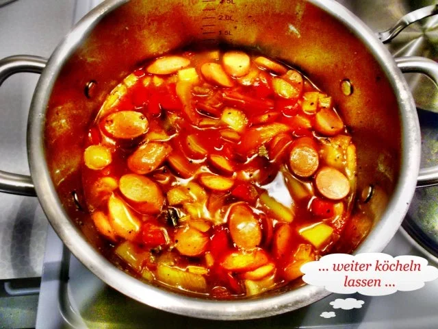 Eintopf: Bunter Würstcheneintopf - Rezept - Bild Nr. 7