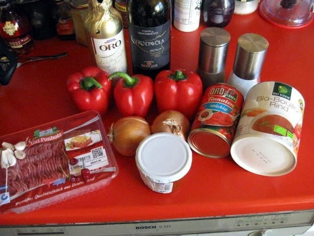 Hackfleisch Pfanne mit Paprika und Reis - Rezept - Bild Nr. 2