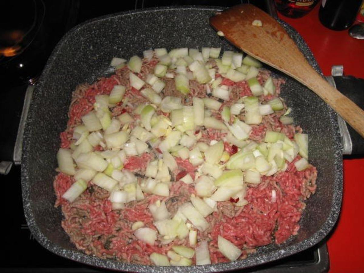 Hackfleisch Pfanne mit Paprika und Reis - Rezept - Bild Nr. 4