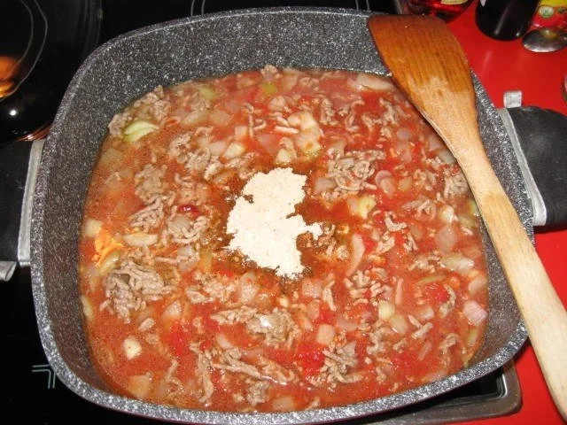 Hackfleisch Pfanne mit Paprika und Reis - Rezept - Bild Nr. 7