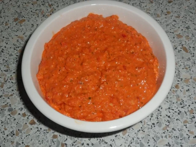 Rezept: Pasta: Farfalle mit Paprika-Mandel-Pesto und Broccoli Bild Nr. 3 Pasta: Farfalle mit Paprika-Mandel-Pesto und Broccoli - Rezept - Bild Nr. 3