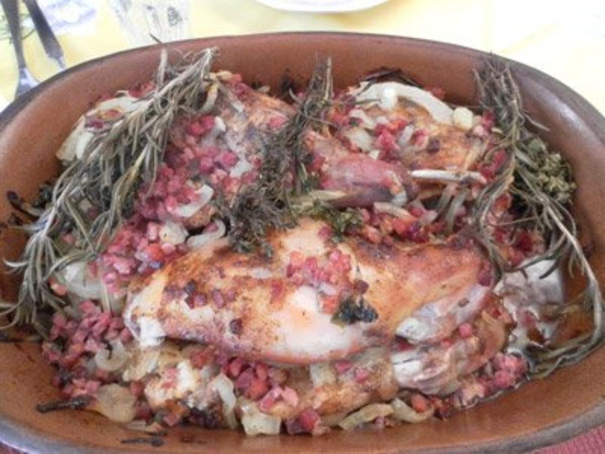 Kaninchen mit Rosmarin im Römertopf - einfach - von RTL Punkt 12 ...