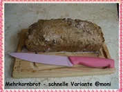 Rezept: Mehrkornbrot - schnell in 4-5 min.gerรผhrt Mehrkornbrot - schnell in 4-5 min.gerรผhrt - Rezept
