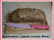 Mehrkornbrot - schnell in 4-5 min.gerührt - Rezept
