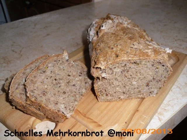 Mehrkornbrot - schnell in 4-5 min.gerührt - Rezept - Bild Nr. 2