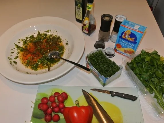 super leckerer Couscous Salat als Hauptgericht mit Hühnchen... - Rezept - Bild Nr. 3