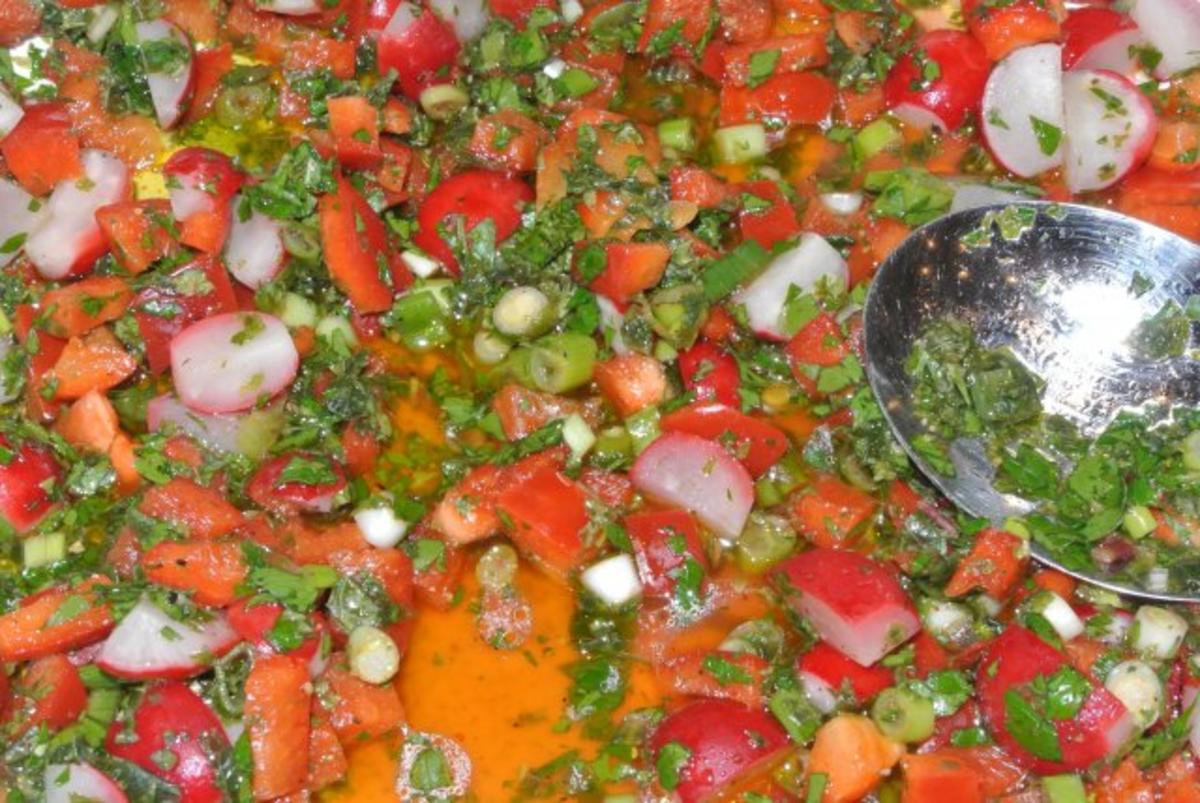 super leckerer Couscous Salat als Hauptgericht mit Hühnchen... - Rezept - Bild Nr. 4