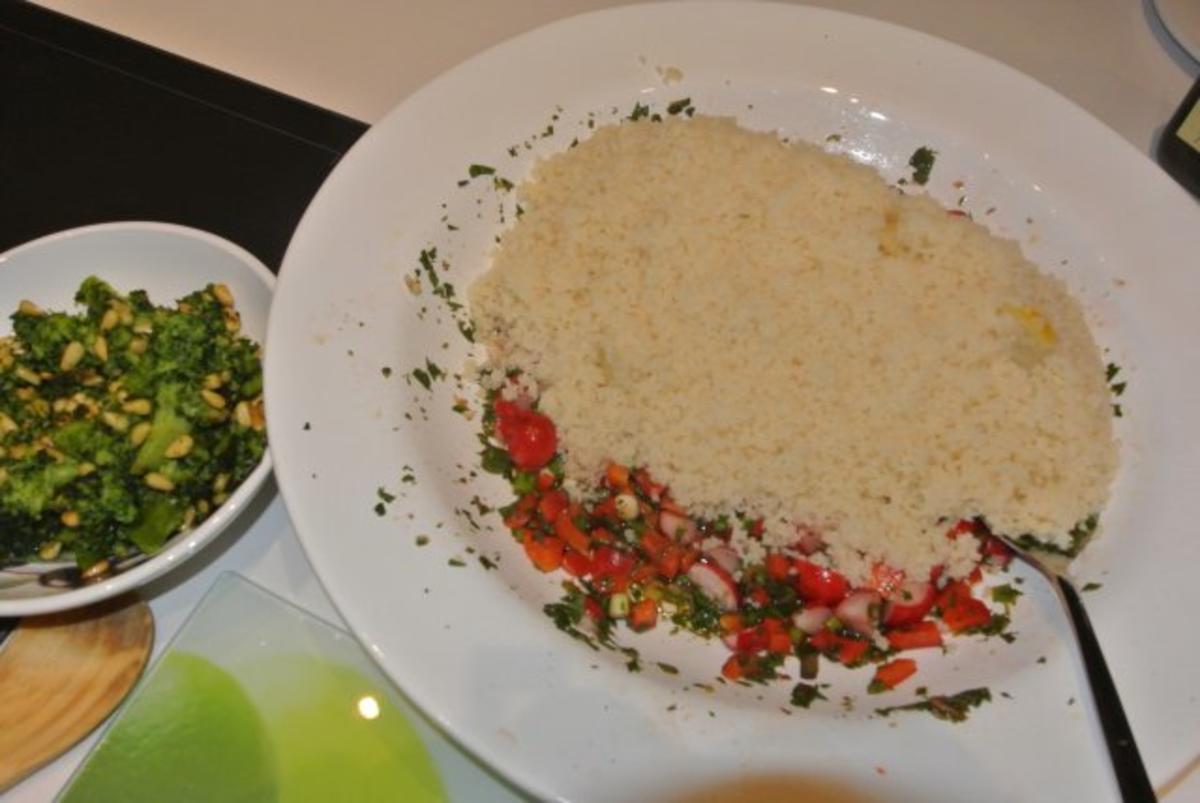 super leckerer Couscous Salat als Hauptgericht mit Hühnchen... - Rezept - Bild Nr. 8