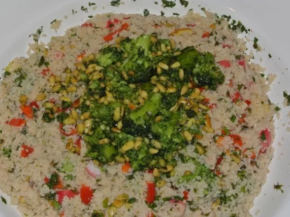 super leckerer Couscous Salat als Hauptgericht mit Hühnchen... - Rezept - Bild Nr. 9