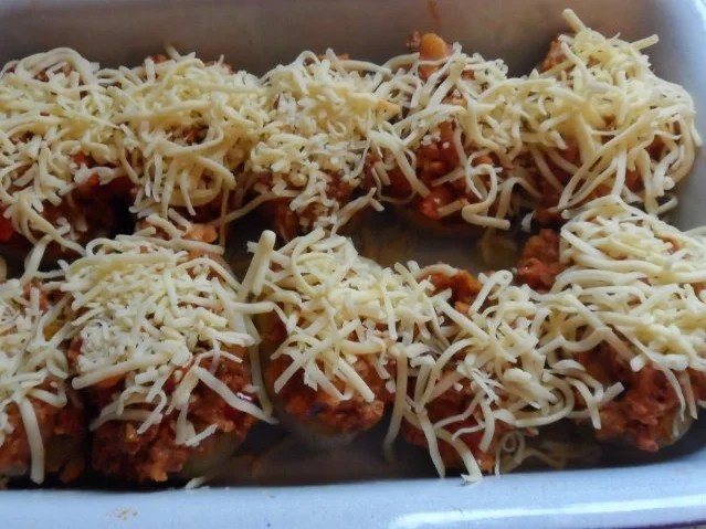 Rezept: Ofengerichte: Überbackene Kartoffeln à la Bolognese Bild Nr. 12 Ofengerichte: Überbackene Kartoffeln à la Bolognese - Rezept - Bild Nr. 12