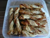 BLÄTTERTEIG / Schinken -Käse -Stangen - Rezept