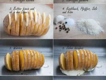 Überbackene Kartoffel - Rezept