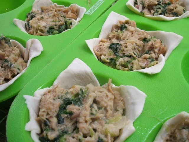 Pikantes Backen: Blätterteigmuffins mit Fleischfüllung - Rezept - Bild Nr. 9