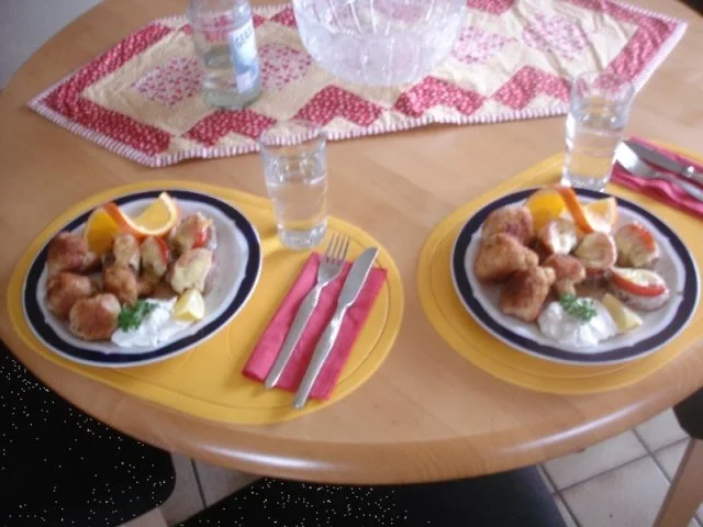 Schweinefilets-Medaillons mit gebackenem Blumenkohl und Tatarsauce *) - Rezept - Bild Nr. 18