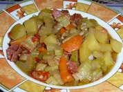 Eintopf: Staudensellerie mit Möhren und Kartoffeln - Rezept