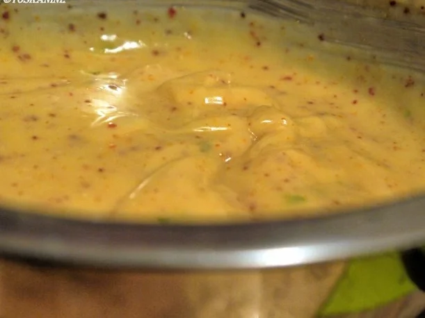 Süsskartoffel-Pommes, Hähnchengeschnetzeltes, Kräuterseitlinge, pikante Majo - Rezept - Bild Nr. 12