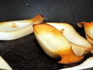 Süsskartoffel-Pommes, Hähnchengeschnetzeltes, Kräuterseitlinge, pikante Majo - Rezept - Bild Nr. 15