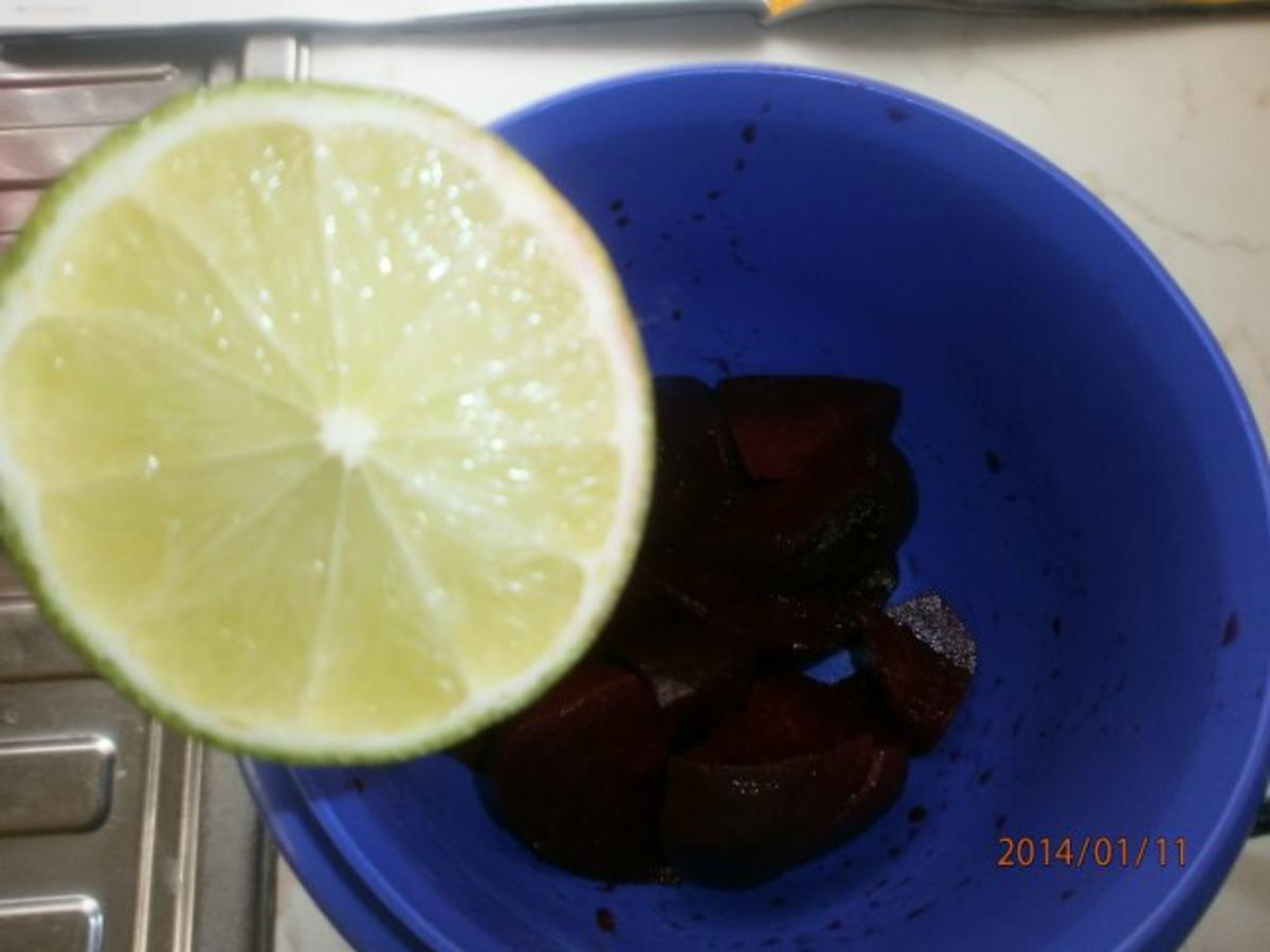 Ofengemüse mit Rote-Bete-Soße und grünem Chilliöl - Rezept - Bild Nr. 6