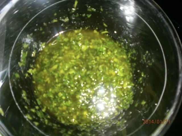 Rezept: Ofengemüse mit Rote-Bete-Soße und grünem Chilliöl Bild Nr. 8 Ofengemüse mit Rote-Bete-Soße und grünem Chilliöl - Rezept - Bild Nr. 8