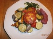 Ofengemüse mit Rote-Bete-Soße und grünem Chilliöl - Rezept