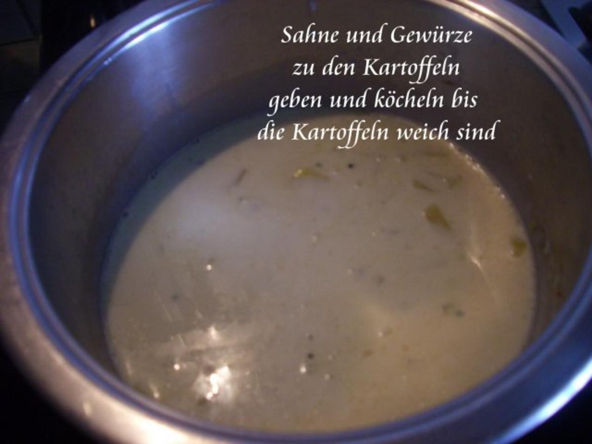 Kartoffelcremesppe mit Sauerkraut und Bacon - Rezept - Bild Nr. 6