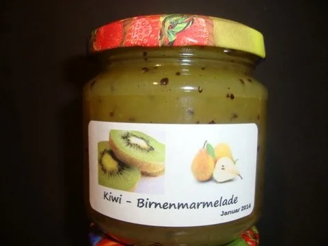 Kiwi - Birnen Marmelade mit "Hicks" - Rezept