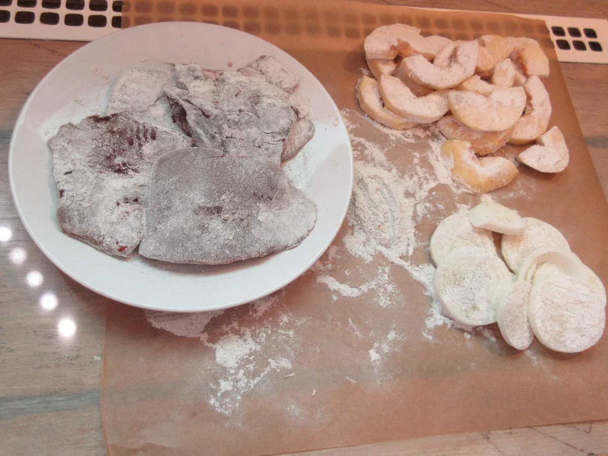 Leber gebraten mit Zwiebel- und Apfelscheiben - Rezept - Bild Nr. 156