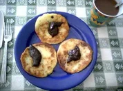 Vegetarisch : Kartoffelbratlinge mit Pflaumenmus - Rezept