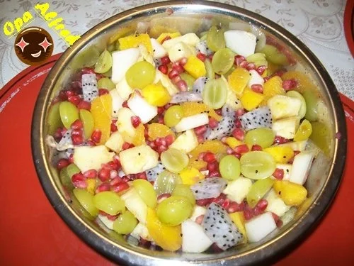 Dessert: Feiner Obstsalat - Rezept