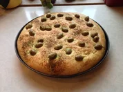 Focaccia mit Oliven - Rezept