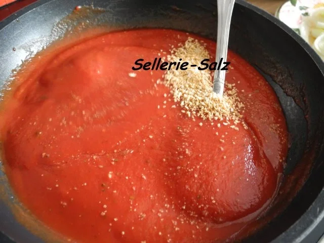 Vegan : Eine Gemüsepizza - Rezept - Bild Nr. 7