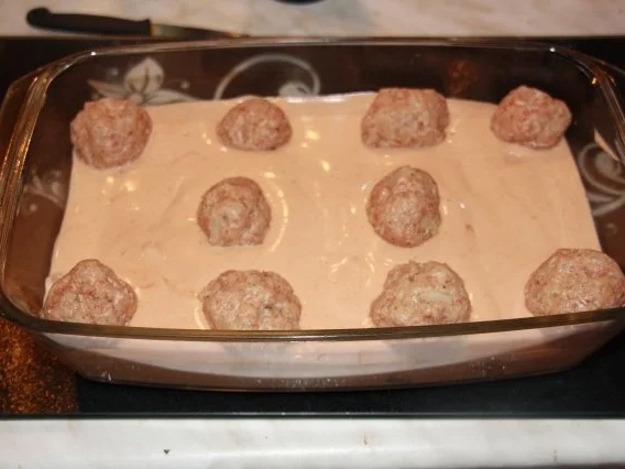 Rezept: Schinkenröllchen mit Hackfleisch in Chili - Sahne Soße Bild Nr. 8 Schinkenröllchen mit Hackfleisch in Chili - Sahne Soße - Rezept - Bild Nr. 8