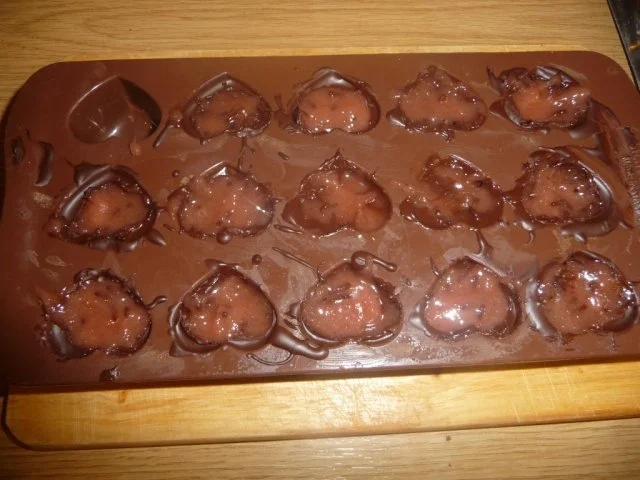 Rezept: Kirsch Pralinen Bild Nr. 3 Kirsch Pralinen - Rezept - Bild Nr. 3