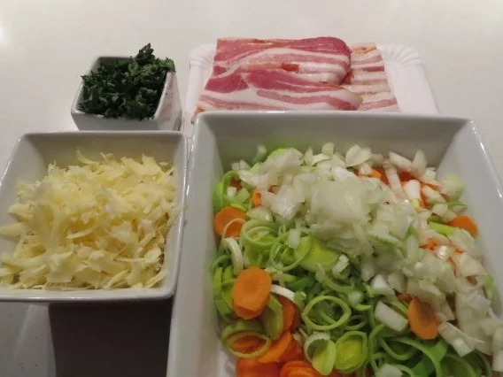 Porree-Käseschmarrn mit Speck - Rezept - Bild Nr. 3