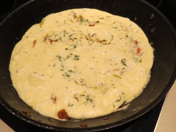 Porree-Käseschmarrn mit Speck - Rezept - Bild Nr. 5