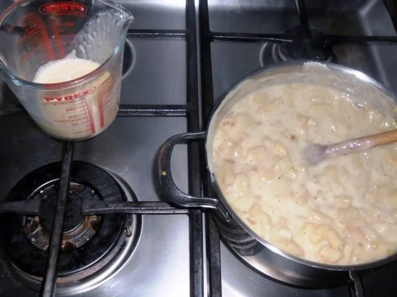 Rezept: "Oma - Friede`s" - Rahm - Wachsbohnen - Gemüse (Rzpt. um 1936) Bild Nr. 16 "Oma - Friede`s" - Rahm - Wachsbohnen - Gemüse (Rzpt. um 1936) - Rezept - Bild Nr. 16