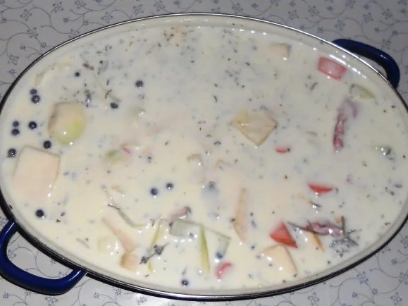 Rezept: "Oma - Friede`s" - Kaninchenbraten in Sahnesauce (Rzpt. um 1936) Bild Nr. 6 "Oma - Friede`s" - Kaninchenbraten in Sahnesauce (Rzpt. um 1936) - Rezept - Bild Nr. 6