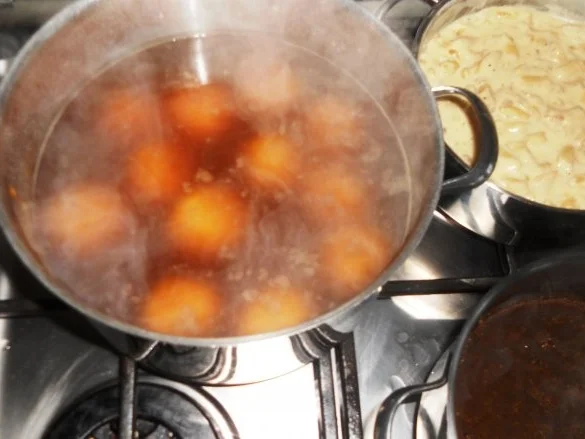 Rezept: "Oma - Friede`s" - Kaninchenbraten in Sahnesauce (Rzpt. um 1936) Bild Nr. 44 "Oma - Friede`s" - Kaninchenbraten in Sahnesauce (Rzpt. um 1936) - Rezept - Bild Nr. 44