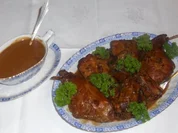 "Oma - Friede`s" - Kaninchenbraten in Sahnesauce (Rzpt. um 1936) - Rezept