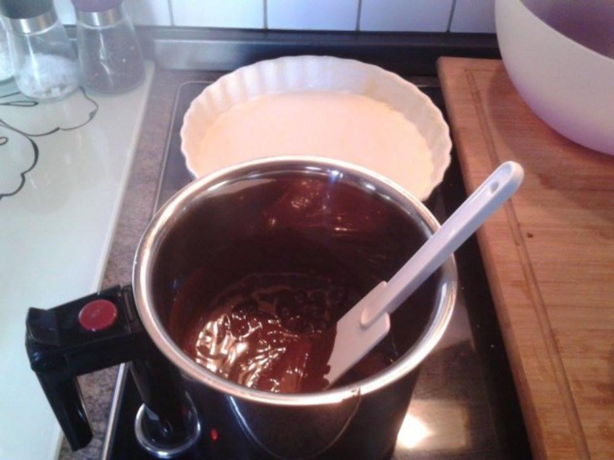 Schokoladen Tarte (ohne Mehl) - Schokoladenkuchen - Rezept - Bild Nr. 3