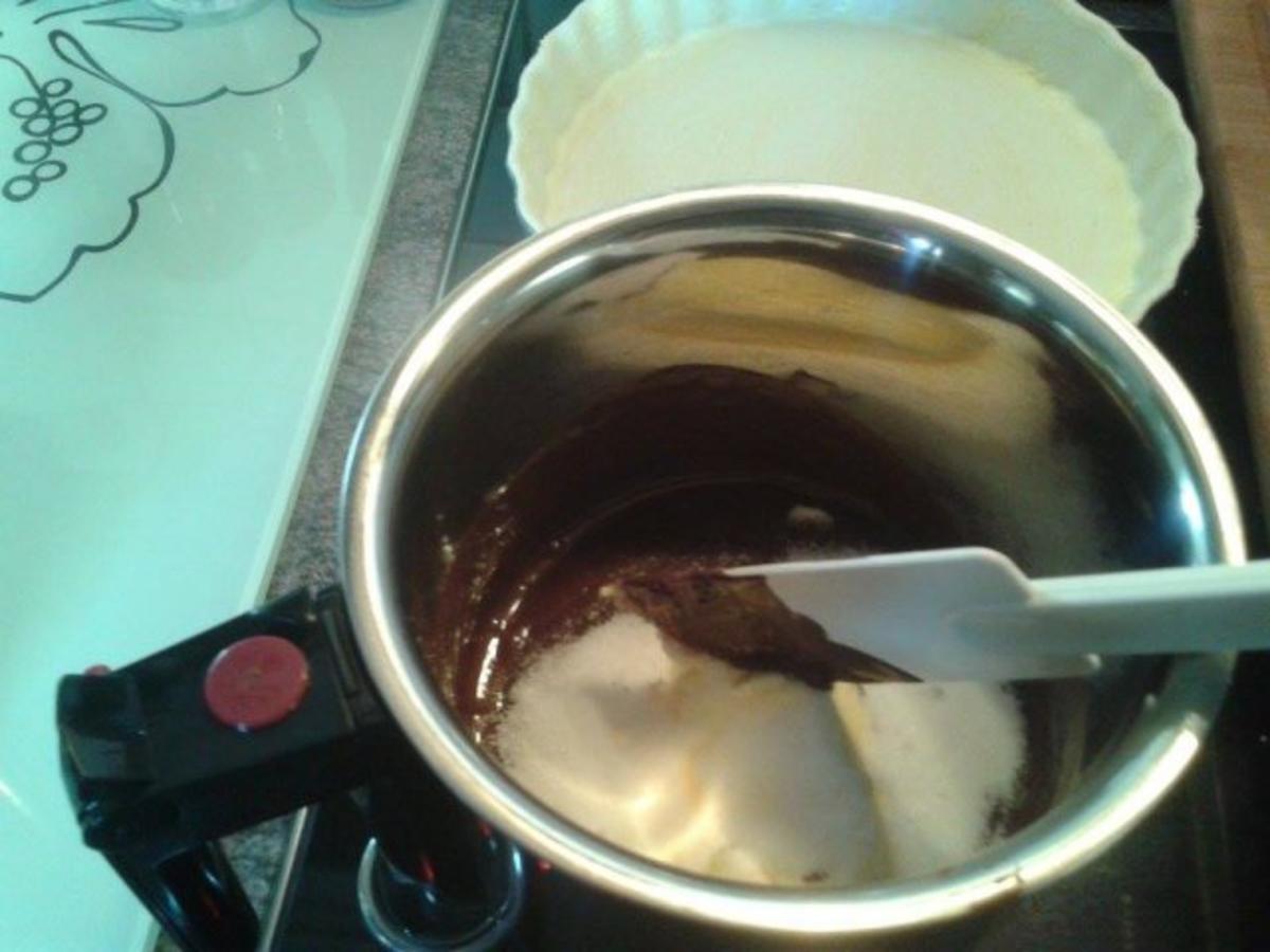 Schokoladen Tarte (ohne Mehl) - Schokoladenkuchen - Rezept - Bild Nr. 4