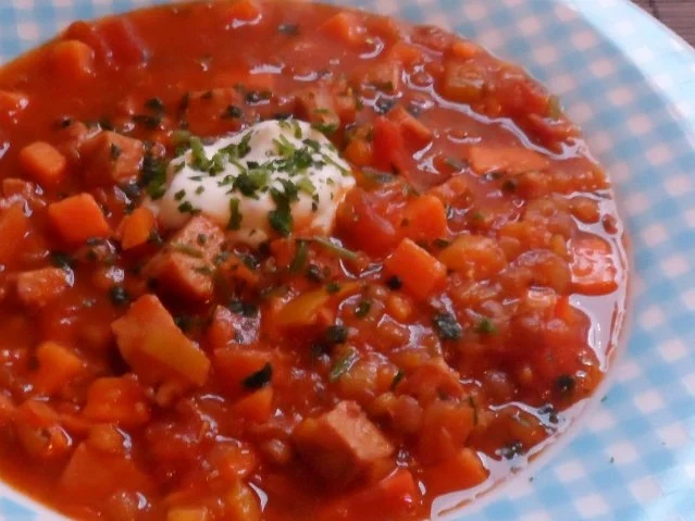 Suppen/Eintöpfe: Bunter Linsen-Süßkartoffel-Eintopf - Rezept