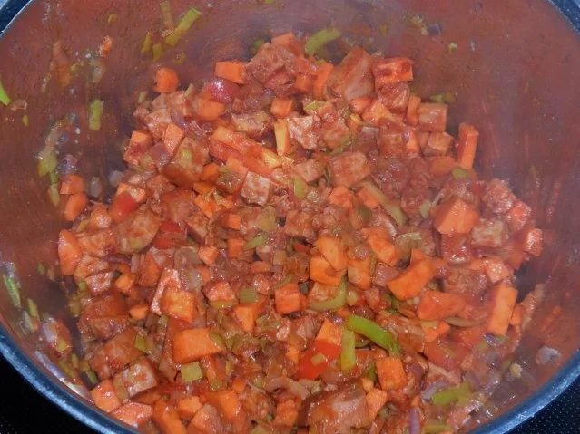 Suppen/Eintöpfe: Bunter Linsen-Süßkartoffel-Eintopf - Rezept - Bild Nr. 7