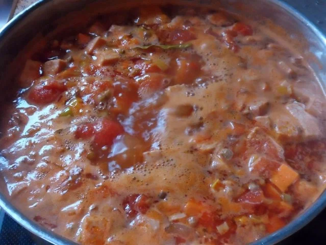 Suppen/Eintöpfe: Bunter Linsen-Süßkartoffel-Eintopf - Rezept - Bild Nr. 11