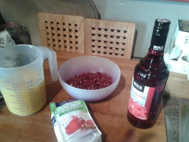 Orangen-Granatapfel-Brotaufstrich - Gelee - - Rezept - Bild Nr. 3