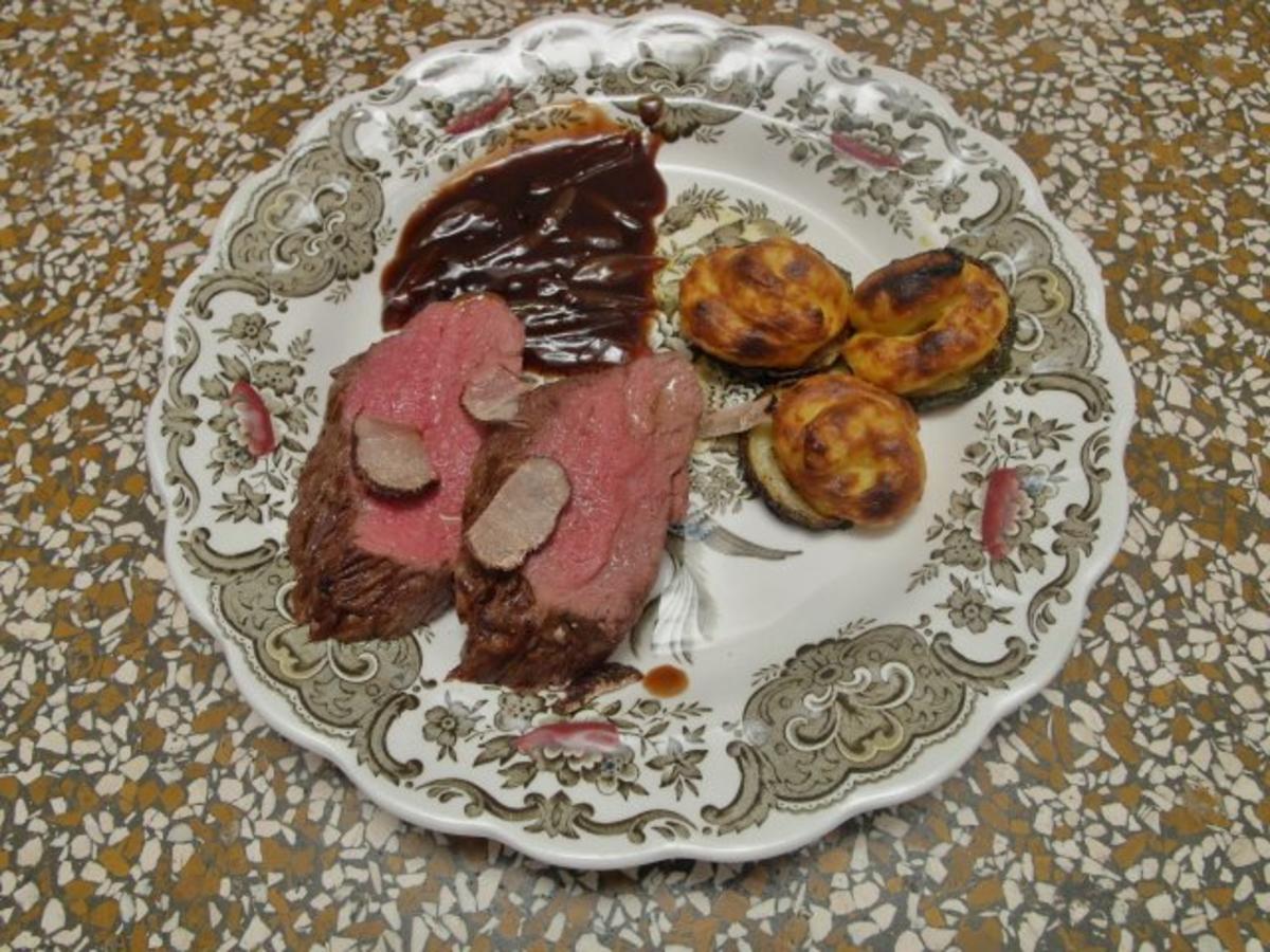 Saftiges Filetto alla Toscana con tartufo - Rezept - kochbar.de