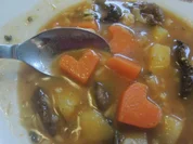 Pilzsuppe mit Herz - Rezept