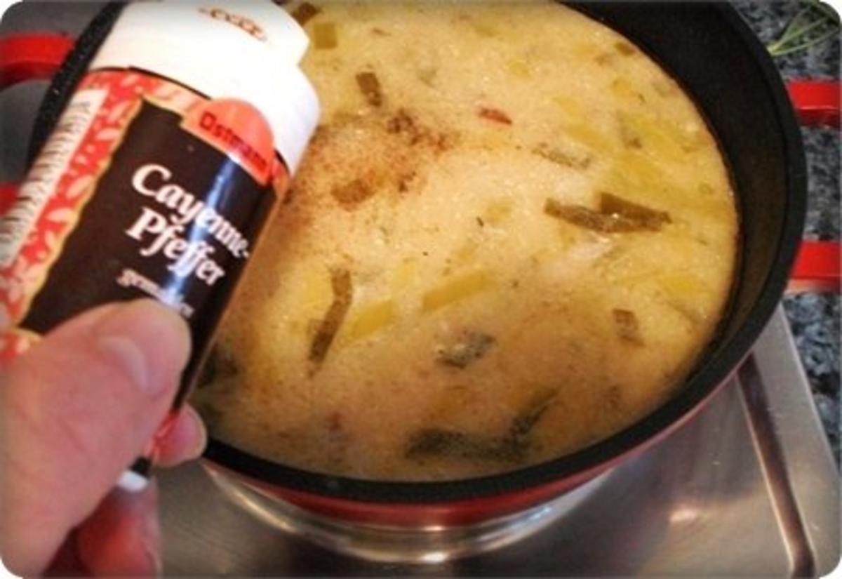 ※ Käse-Lauch-Hack Suppe mit Ricotta-Petersilie Klößchen ※ - Rezept - Bild Nr. 17