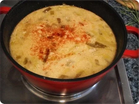 Rezept: ※ Käse-Lauch-Hack Suppe mit Ricotta-Petersilie Klößchen ※ Bild Nr. 18 ※ Käse-Lauch-Hack Suppe mit Ricotta-Petersilie Klößchen ※ - Rezept - Bild Nr. 18